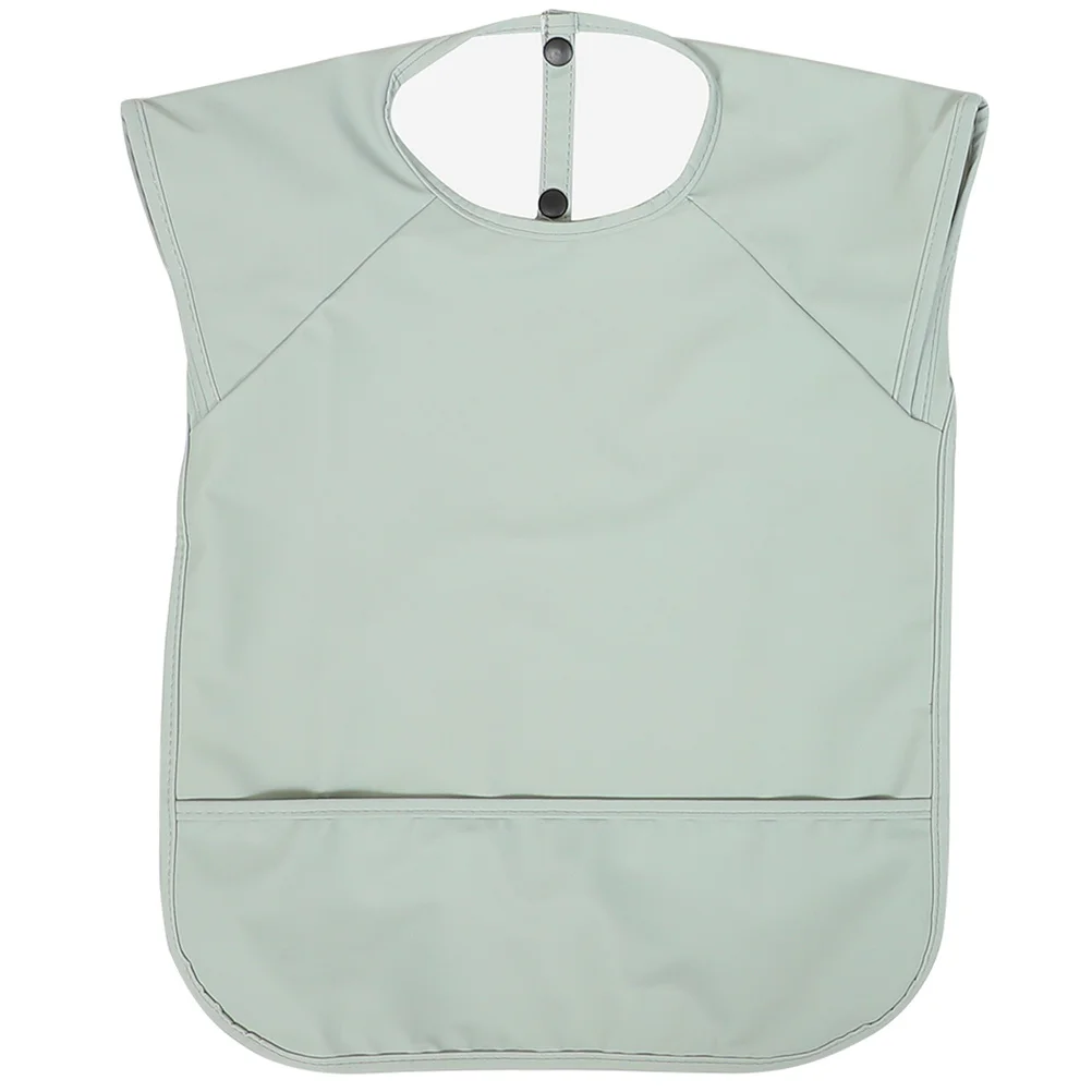 

36pcs Waterproof Baby Bibs Sleeveless Toddler Apron With Pocket Stain Resistant Pu Fabric Easy Clean Feeding Supplies For Kids