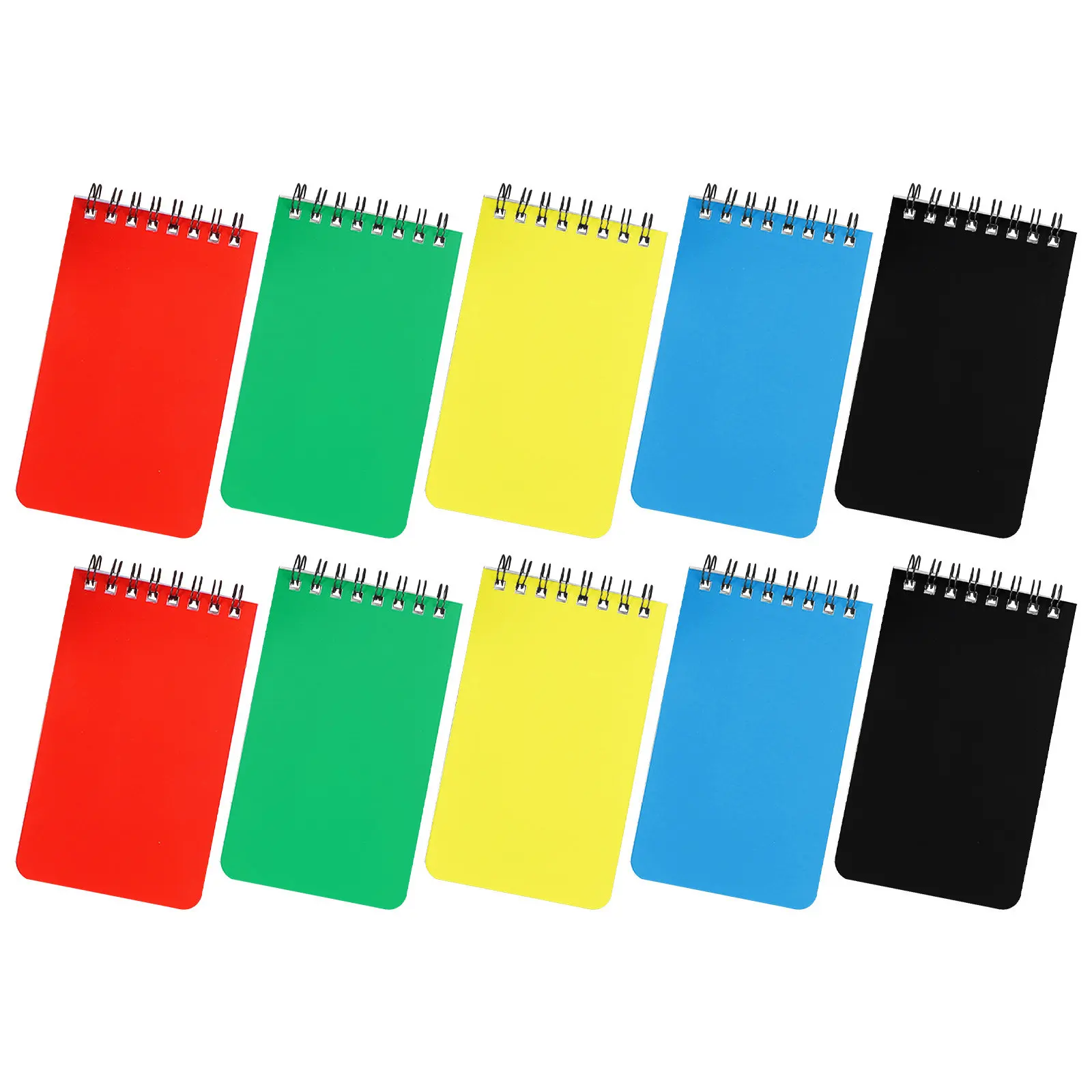 

10Pcs Spiral Mini Notepads A7 Pocket Notebook 3x5 Inch Lined Notebooks Bulk Small Note Pads Portable School Office Wire Bound