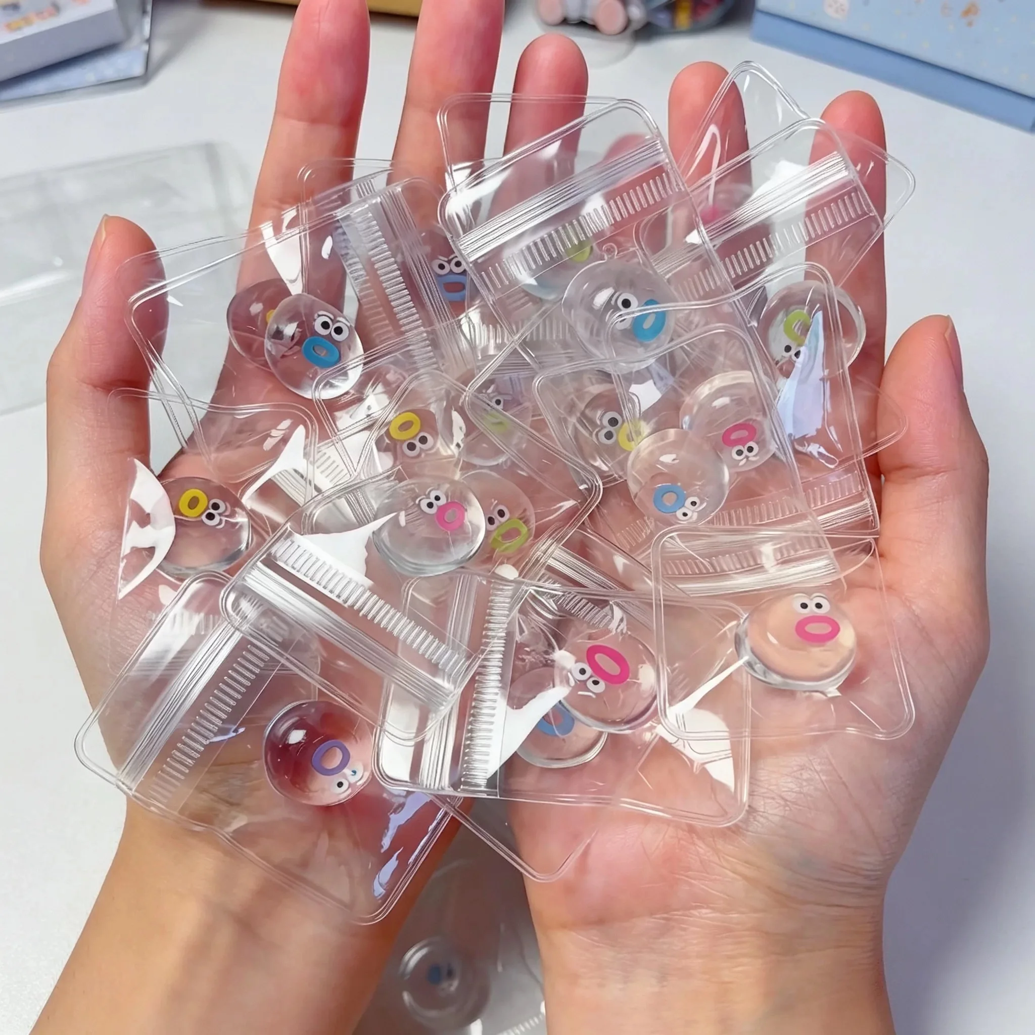 10/20/30 Stück Mini DIY Squishies Ausdrucks-Squeeze-Fidget-Spielzeug Emotions-Fidget-Poppers Sensorische Fidget-Spielzeuge Niedliches Schreibtisch-Accessoire Geschenk – Detail 4