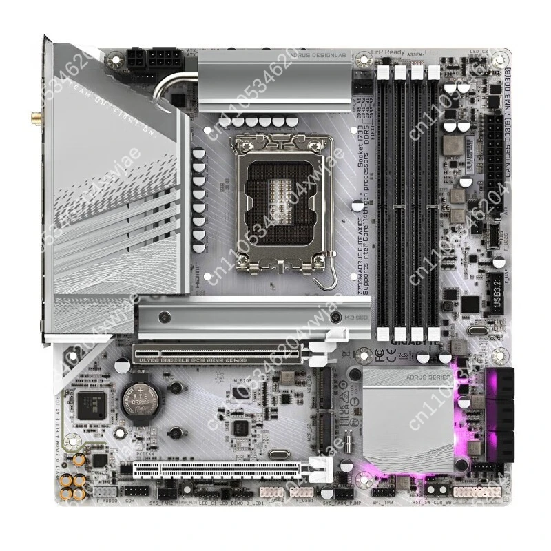Z790M AORUS ELITE AX ICE DDR5 White Motherboard WIFI Support for 14600KF