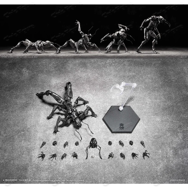 

In Stock New Style Ice Insect Series Artificial Evolution Experiment B006 Ant Super Movable Doll Collection Toy Gift
