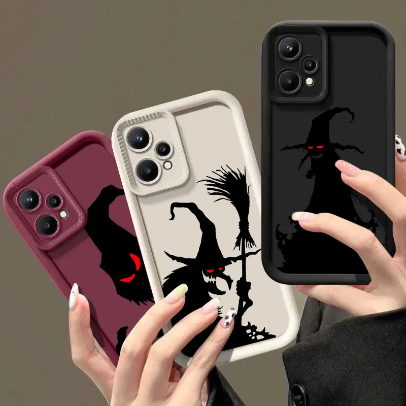 

Happy Halloween Witch Phone Case For Realme 8 9 11 14 13 Pro Plus C31 C33 C35 C21Y C53 C55 C63 C65 C67 C71 C75 GT 3 6 NEO5 Cover