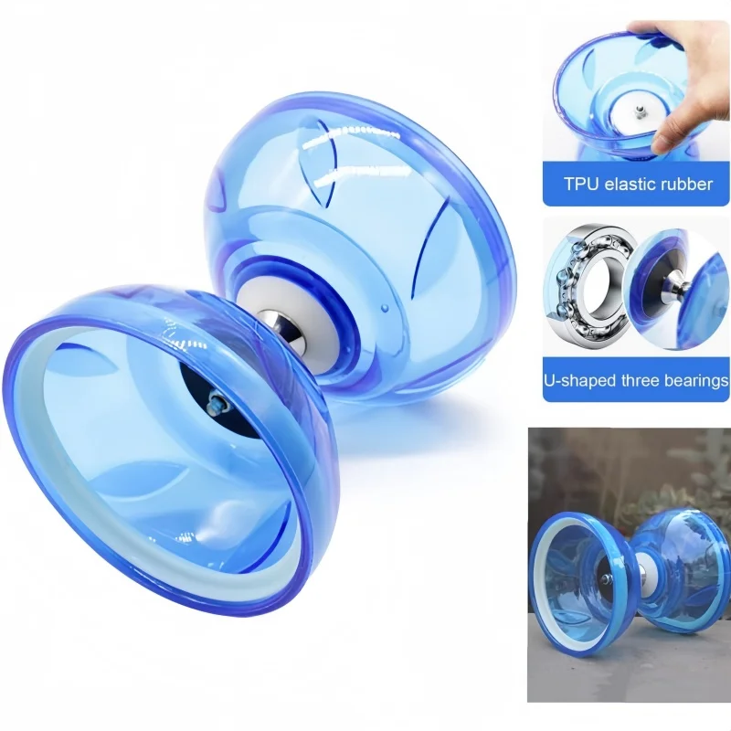 WAP01  Portable Diabolo Chinese Yoyo Set Professional Fitness Gear For Adults Kids Family Outdoor Indoor Agility Exercise