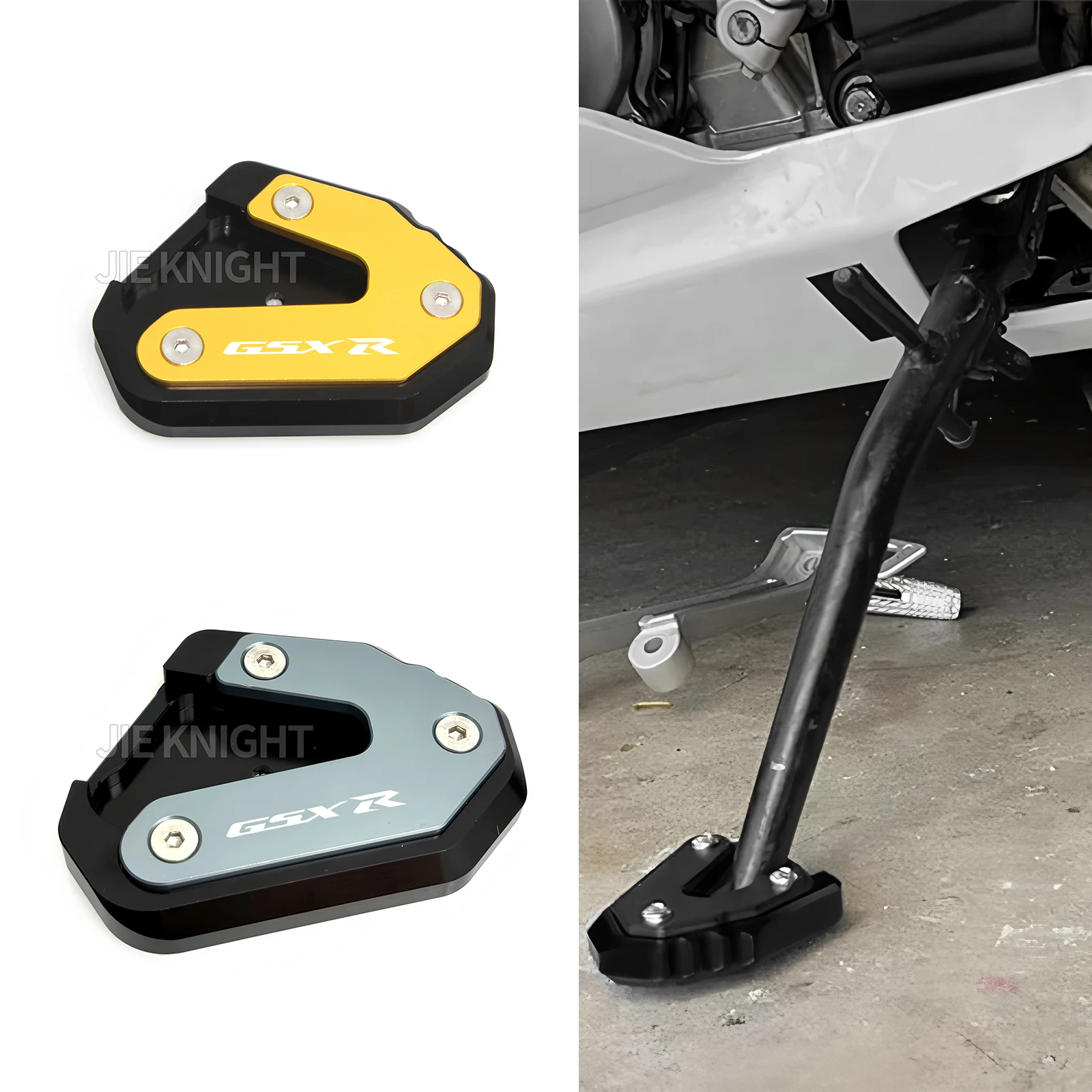 لسوزوكي GSX-R GSXR 600 750 1000/R GSXR750 GSXR600 دراجة نارية الملحقات مسنده القدم تمديد الجانب حامل المكبر الوسادة