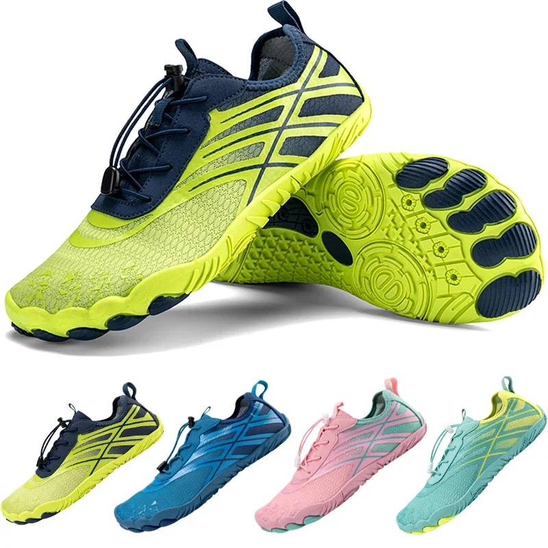 

Новые противоскользящие и износостойкие кроссовки для плавания с пятью пальцами, обувь для босиком, обувь для йоги, быстросохнущая