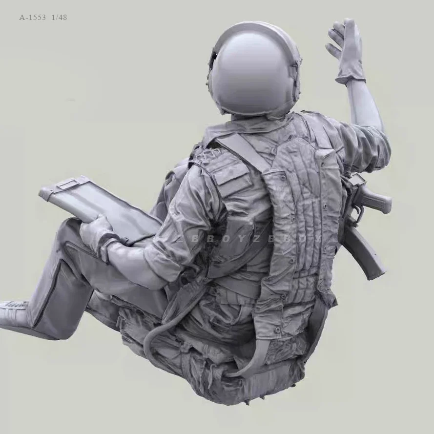 1/48 Resin Soldier model kits figure colorless and self-assembled A-1553