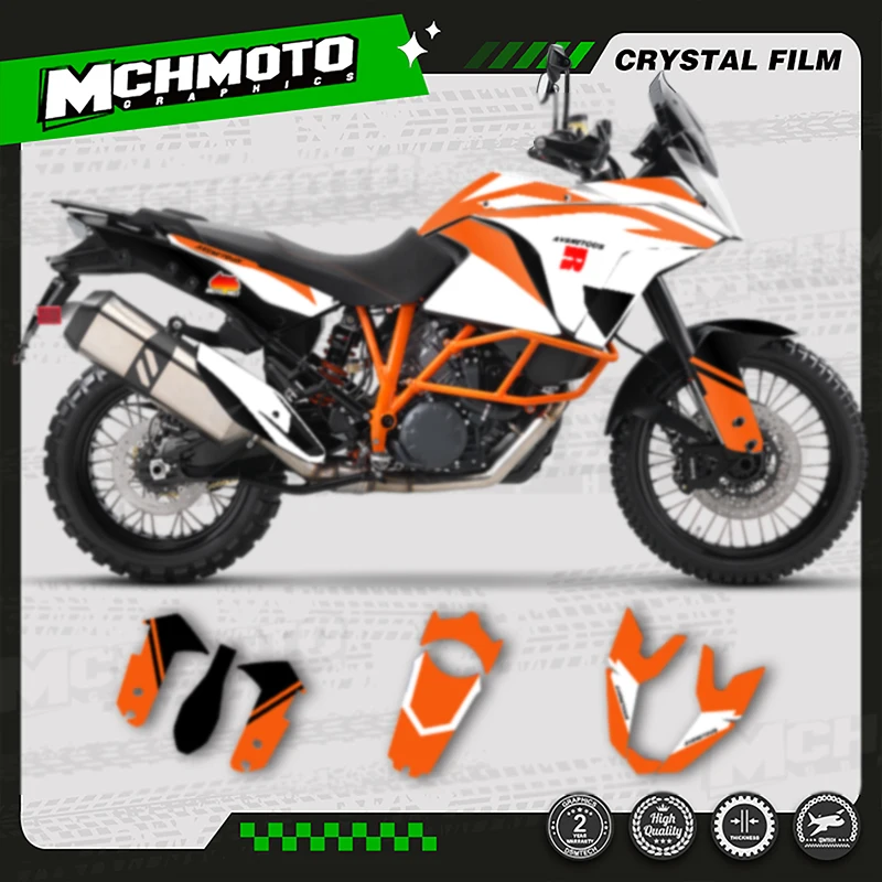 

MCHMFG Custom Team Motorcycle Graphics Background Decals Stickers Kits For KTM ADV 1050 1090 1190 R S 2003-2016