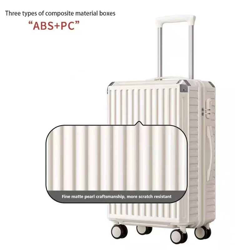 20 22 24 26 28-calowy bagażnik podróżny ABS Expand Domestic As Bag for Luggage Small Trolley Suit Case Business Trip Duża pojemność