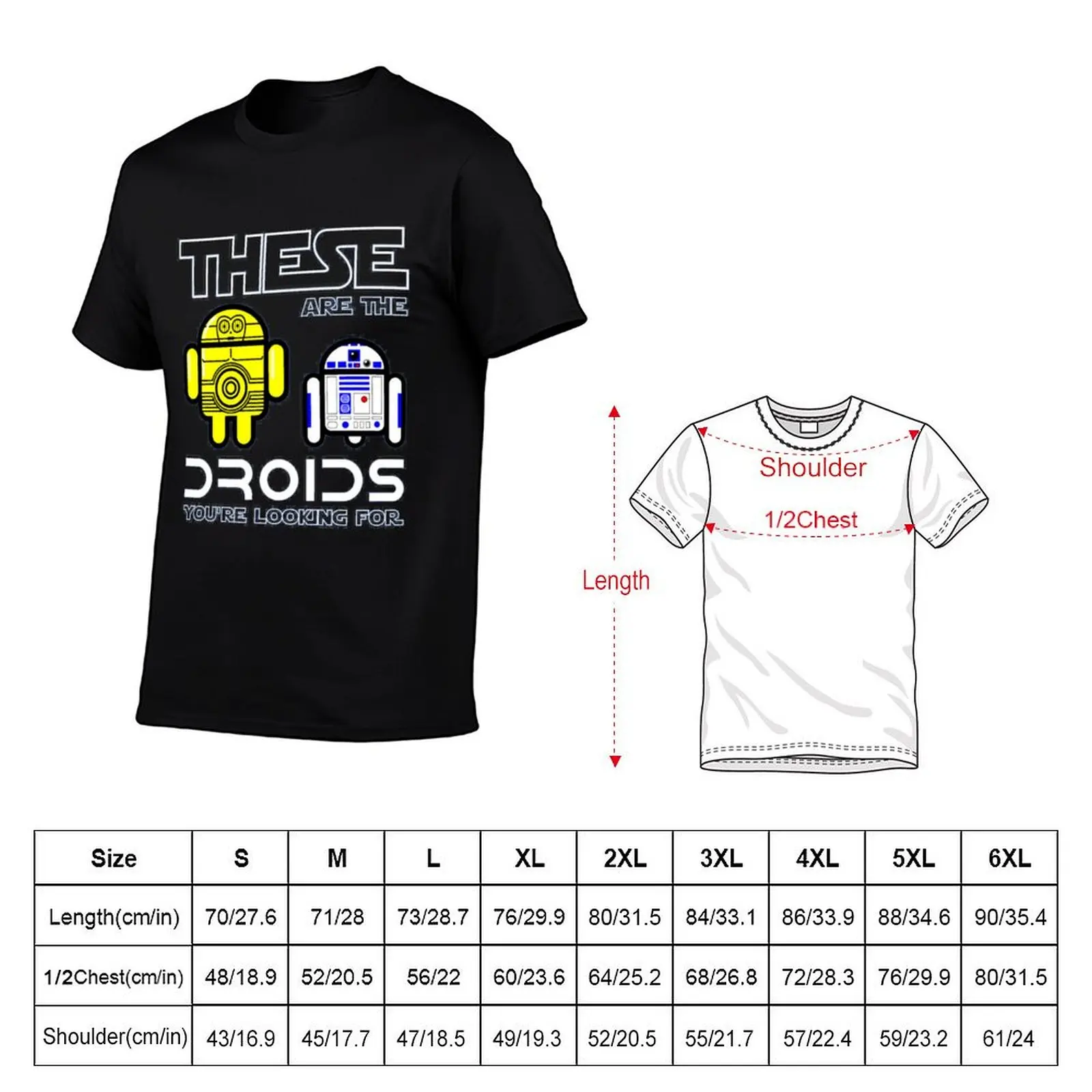 Droids T-Shirt Plus Size Loose Fit T-Shirt