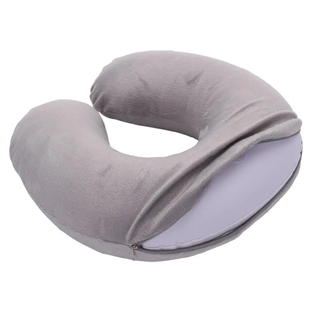 Useful U-shaped Travel Pillow  Soft Easy to Carry U-shaped Cushion  Neck Pillow Cushion U-shaped Pillow