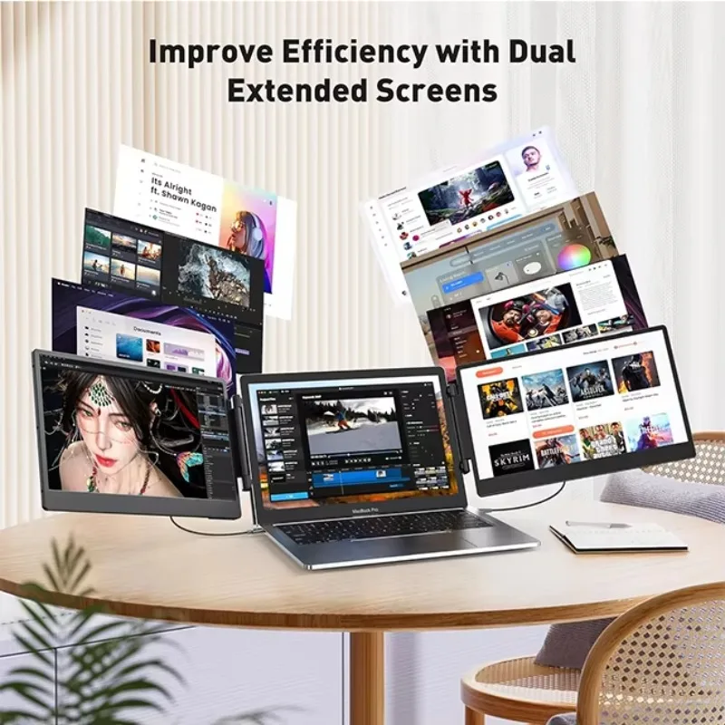 2026 Tablet PC & Laptop LCD Monitors Multi Display Modes 14 INCH 1080P FHD IPS Screen Monitor S3 Kwumsy Portable Monitor Manufac