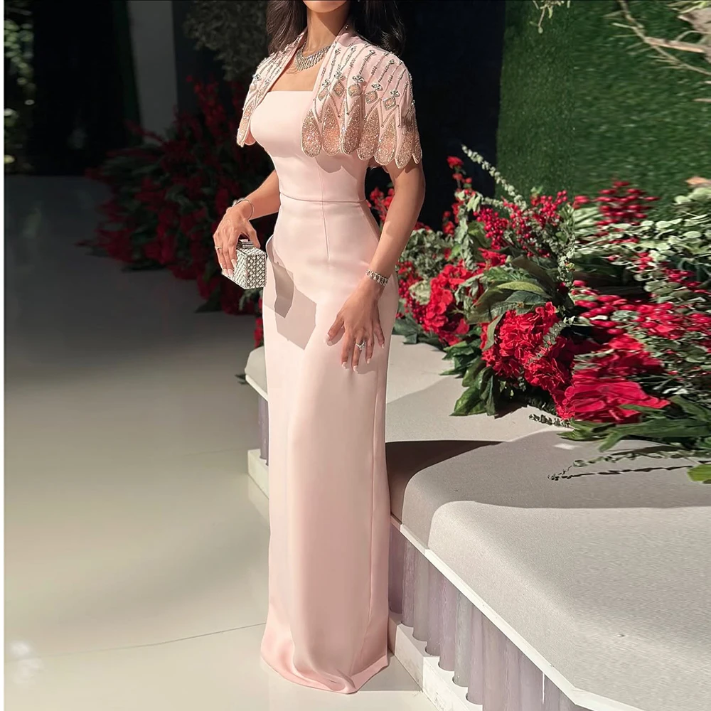 Custom Glamorous Saudi Arab Gown