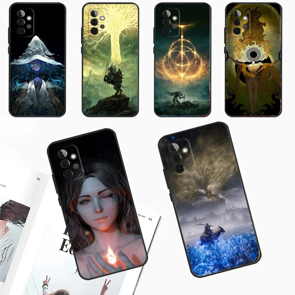 Game E-EldenS-S Phone Case For Samsung Galaxy A13,A21s,A22,A31,A32,A52,A53,A71,A80,A91 Soft Black Phone Cover