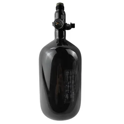 Cilindro de fibra de carbono de alta presión, botella de aire HPA de 1,26 L(77ci), Mini tanque de buceo para bomberos, 4500PSI, 5/8-18UNF