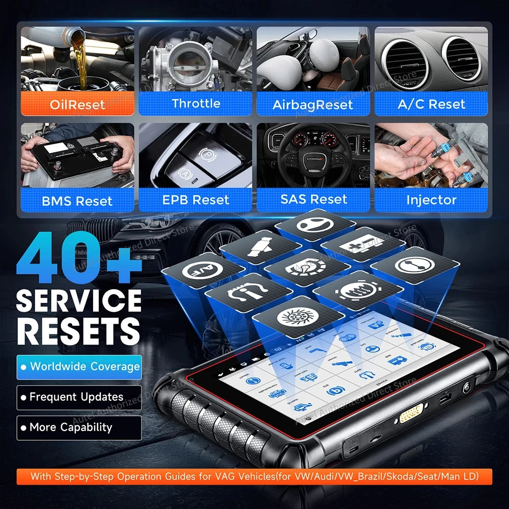 Autel MaxiPRO MP900-BT MP900BT OBD2 Diagnostic Tool Automotive Scanner ECU Coding Bidirectional Scan Tool CAN FD DoIP Upgraded of MP900