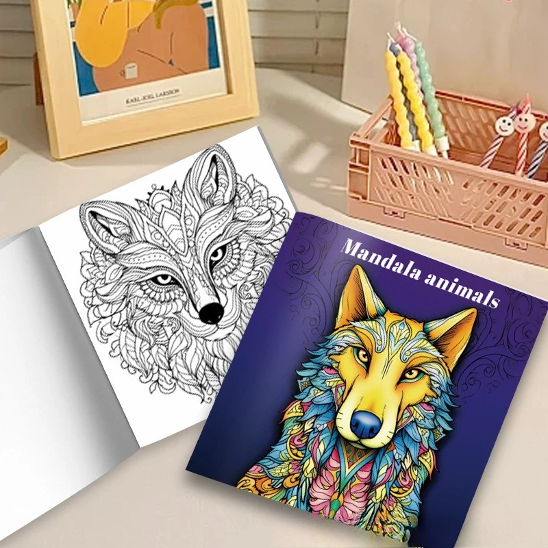 New Character Pattern Coloring Book Graffiti Drawing Notebook Universal Painting Paper For Relaxing Colour Creation