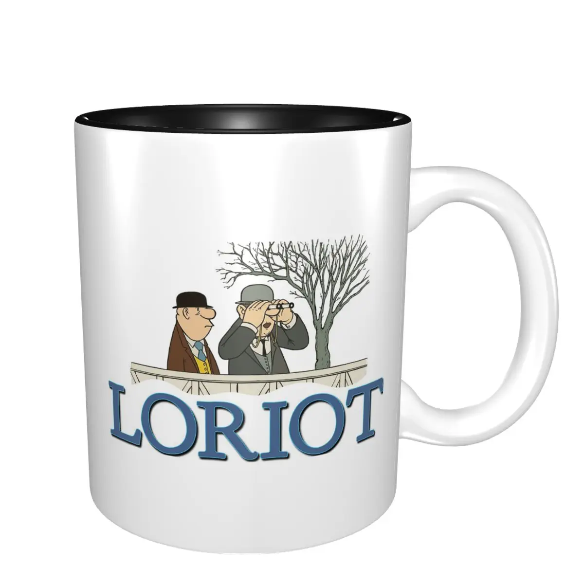 

Loriot, At The Racetrack Mug Funny Ceramic Coffee Cups Tea Mugs Milk Cup Drinkware Gift for Woman Man