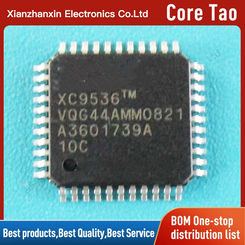 1PCS/LOT XC9536-VQG44 XC9536-VQ44 XC9536 QFP44  Programmable gate array (fpga) chip