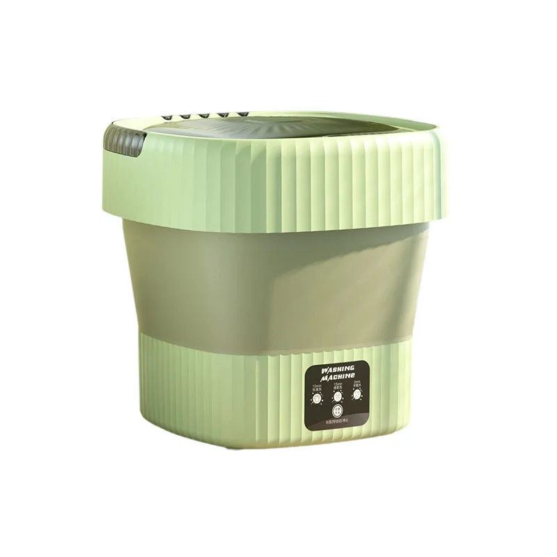 غسالة مدمجة قابلة للطي، غسالة جوارب داخلية موفرة للطاقة أوتوماتيكية مع سلة تصريف #4