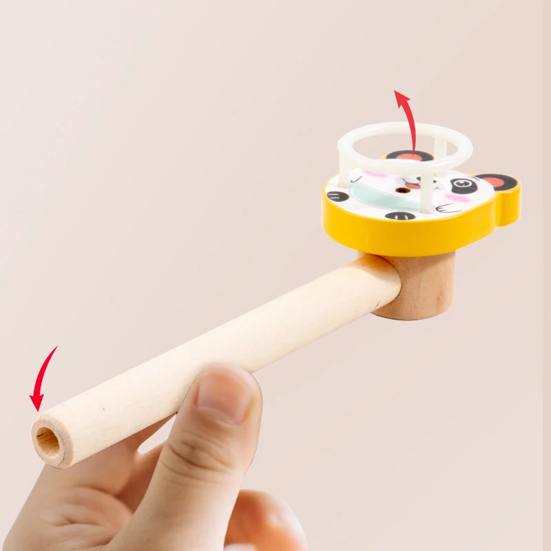 لعبة مونتيسوري التوازن الخشبي تهب اللعب تهب الأنابيب صفارات كرات اللعب تطوير الذكاء ألعاب ناعمة التعليم طفل صغير