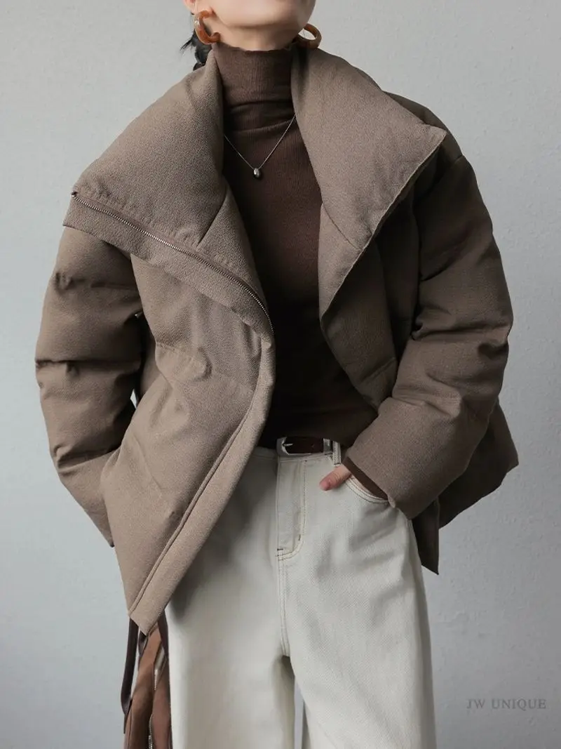 الراقية مزاجه الدافئة كبيرة التلبيب الخبز الملابس النسائية الشتاء سميكة الملابس القطنية الدافئة ملابس قطنية الموضة #5