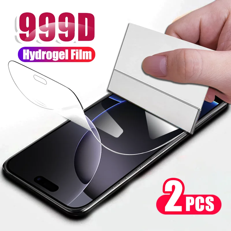 2PCS Hydrogel Film Screen Protector Cover for iPhone 16 Pro Max Case Not Glass iPhone16 Plus iFone iPhoen 16ProMax 16Pro ProMax