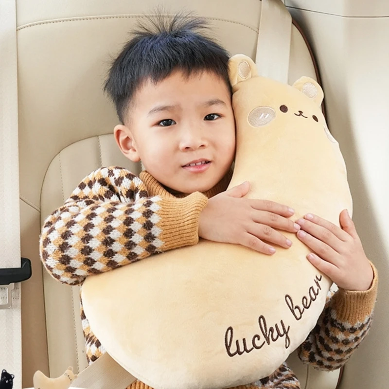 Gối tựa cổ ghế ô tô mềm mại thoáng khí cho trẻ Bảo vệ cổ du lịch 24BE