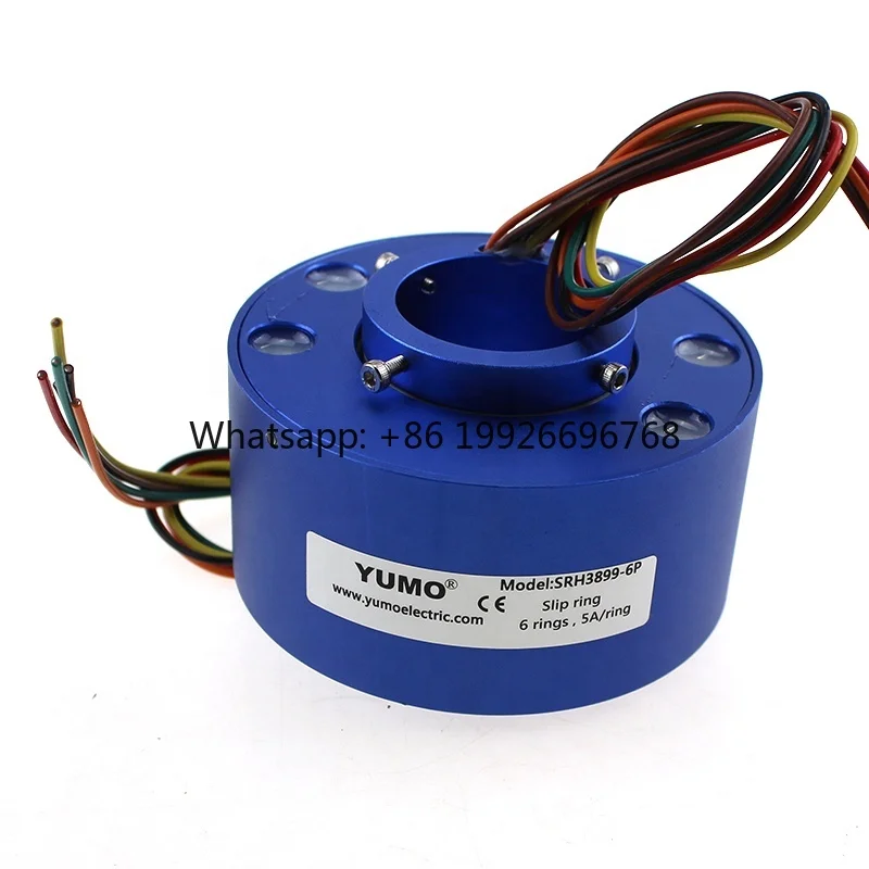 

Вращающийся контактный блок SRH3899-6P, 6-контактный, для генератора, электрический поворотный соединитель для двигателя