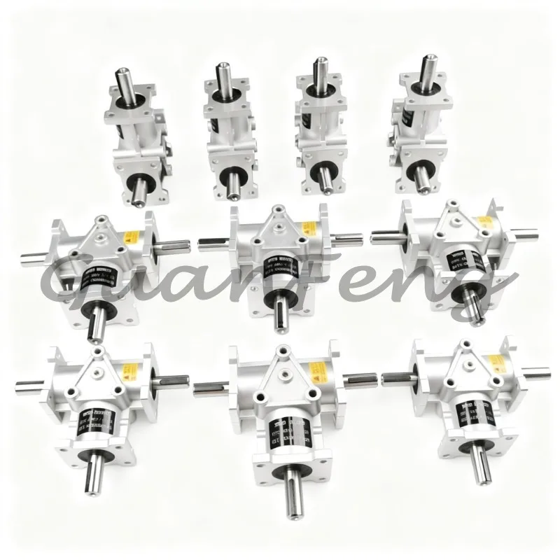 90 Degree T‑Type Right Angle Commutator ARA1 Bevel Gear Box, Small Bevel Steering Gear Transmission Drive Accessories