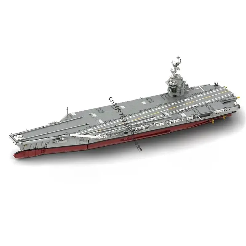 

New 5971PCS MOC Military Weapons CVN-78 Gerald Aircraft Carrier Model Custom Puzzle Technology DIY Assembly Toys Holiday Gifts