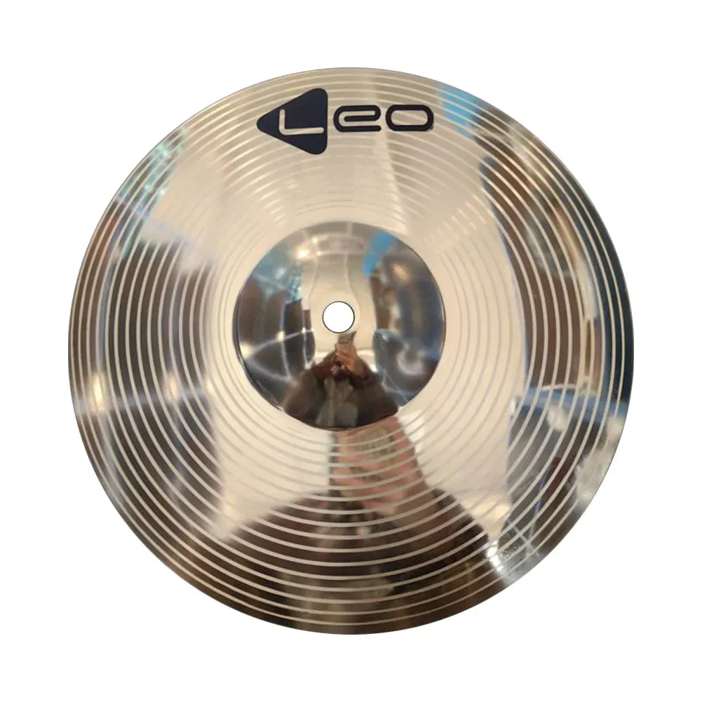 Hi-Hat Jazz Drum Brass Cymbal For Beginners Metallic Luster 8 10 Inch Clear Tones Loud Tones Melodious Practical