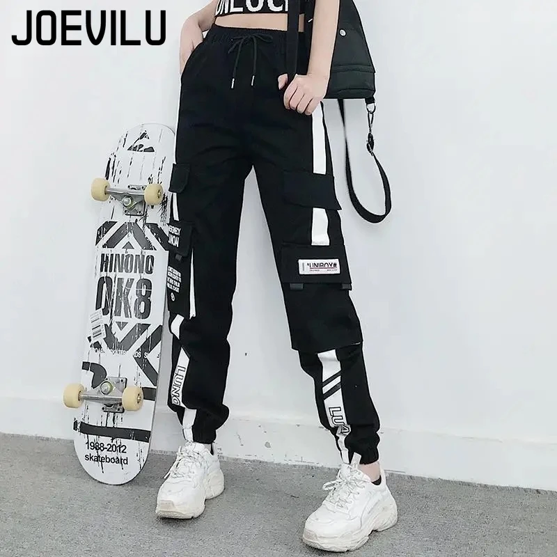 Cargo Pants Women\'s Loose Straight Sweatpants Leg Ankle Casual Pants Joggers Streetwear Outfits Fashion Hip Hop Sports Trousers