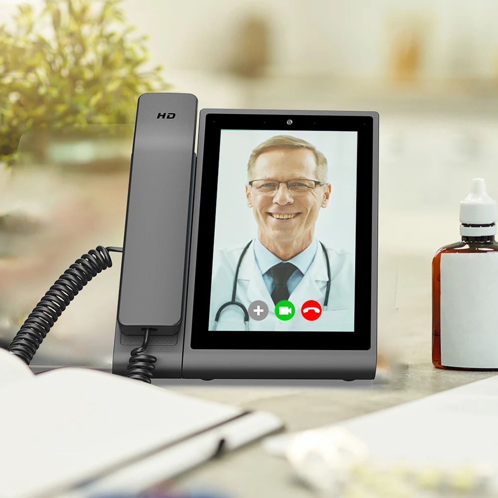 

2025 hot sale 4G Android Fixed Wireless Landline Sim Network Videophone Wifi Video Mobile Phone Home Office