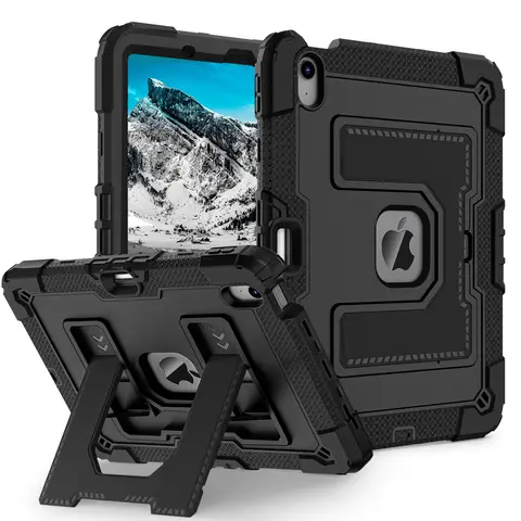 360 Rotation Stand Tablet Case For iPad 6 7 8 9 10th 11th Generation Pro 2025 11 Mini Air 4 5 10.9 inch Case Shockproof Cover
