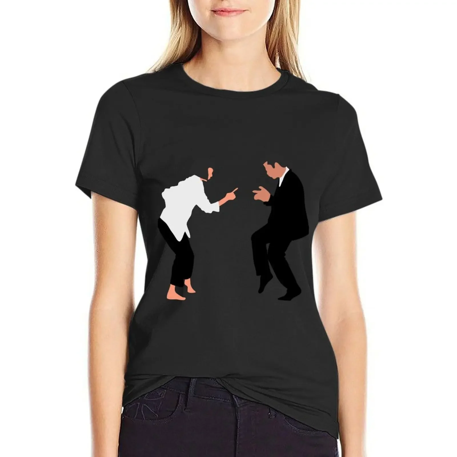 

Mia & Vincent - Pulp Fiction T-Shirt new edition tops funny female Women's tops