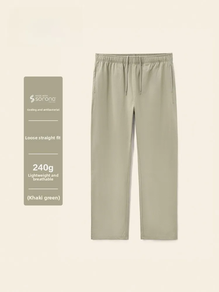 

Мужские спортивные брюки Simwood свободного кроя из тонкого хлопка, удобные, легкие, дышащие, летние брюки с охлаждающим эффектом