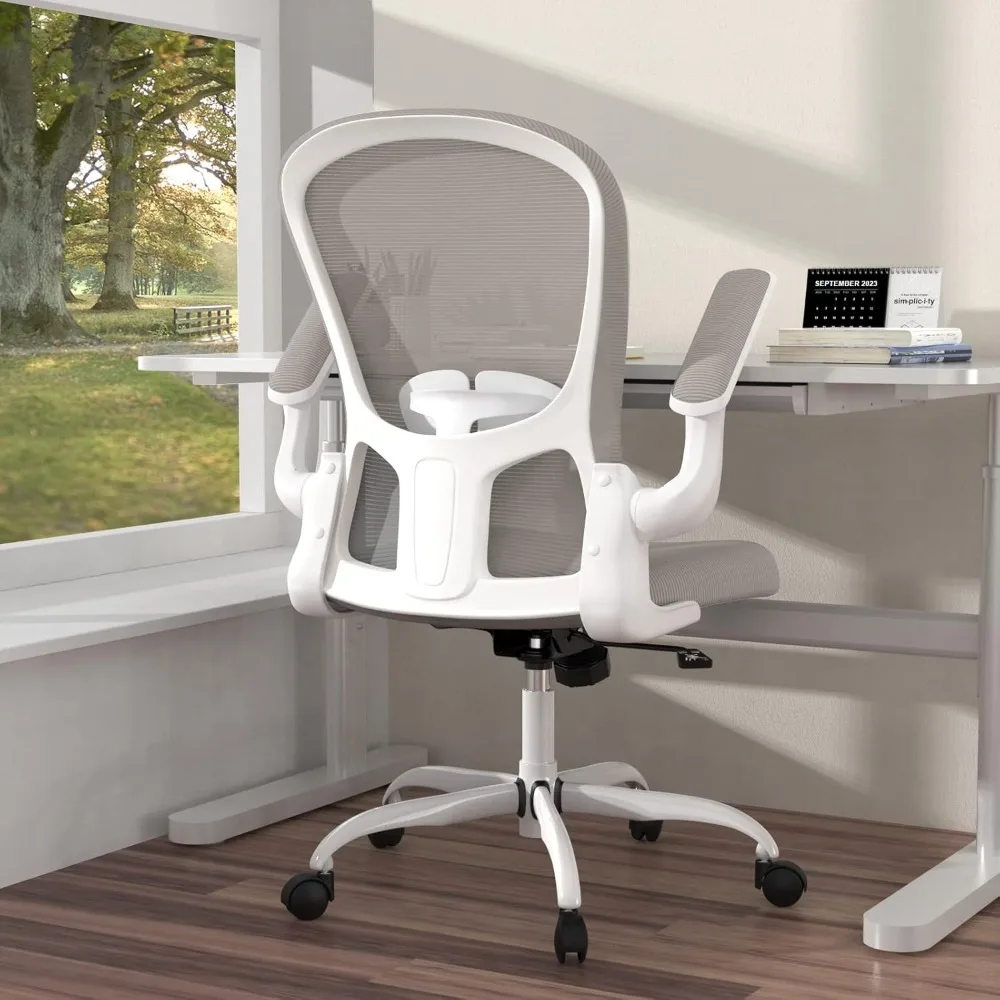 

Ergonomic Office Chair, Comfort Swivel Home Office Task Chairs, Breathable Mesh Desk Chairs, Lumbar Support Computer Chair