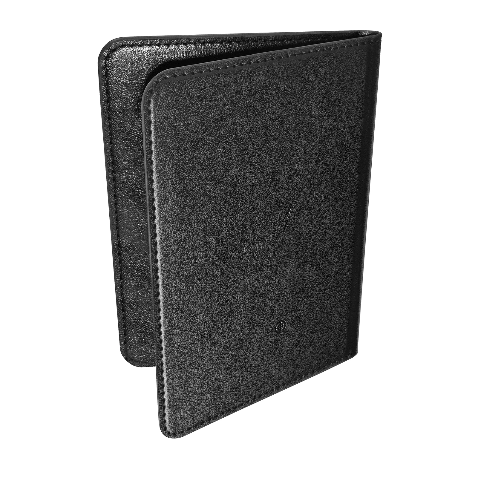 Location Compatible Anti-Lost Smart Passport Cover PU Leather Multi-Slot Card Holder Travel Wallet Wireless Charging