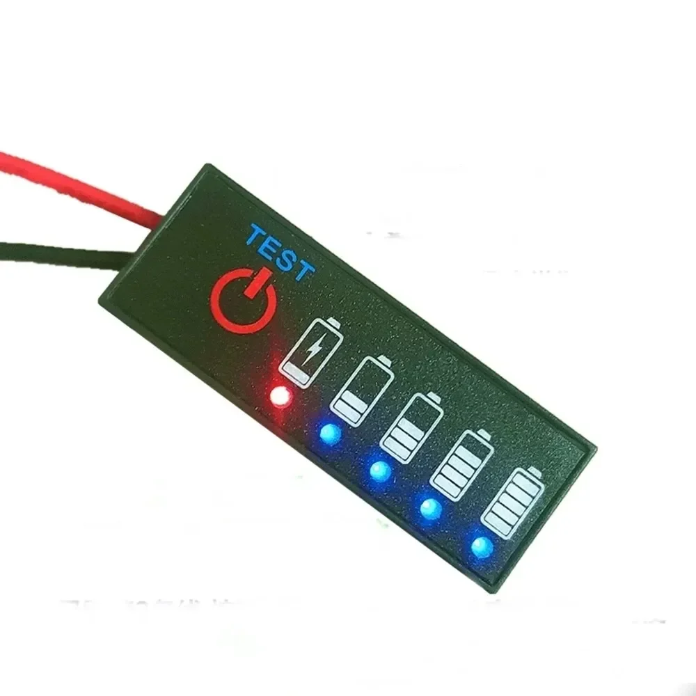 3.7V-72V Lithium Battery Power Detection Lamp Board 12V Lead-acid Battery Lithium Iron Phosphate Power Display