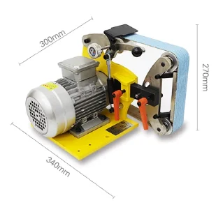 Small industrial grade vertical and horizontal dual-use grinding and polishing machine