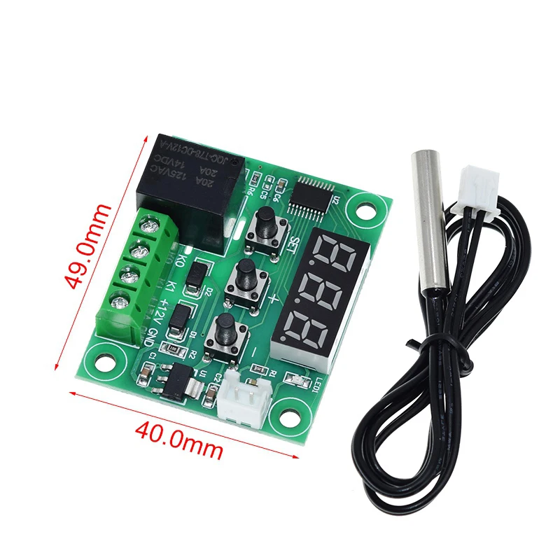 W1209 DC 12V Heat Cool Temp Thermostat Temperature Control Switch Temperature Controller Thermometer Thermo Controller