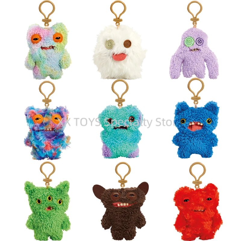 Fuggler Funny Ugly Monster Plush Keychain Pendant Quirky Funny Tooth Monster Schoolbag Keys Decoration Pendants Keychain Doll