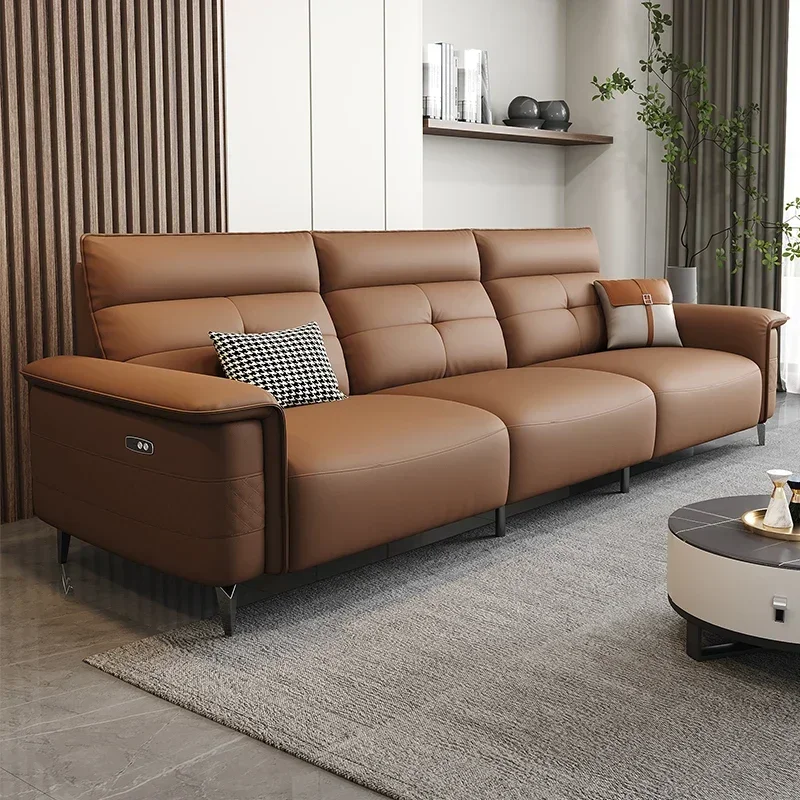 

Дизайнерский подлокотник Коричневые диваны Электрические выдвижные скандинавские напольные диваны для ленивых Роскошный современный дизайнерский диван Wohnzimmer Мебель для дома