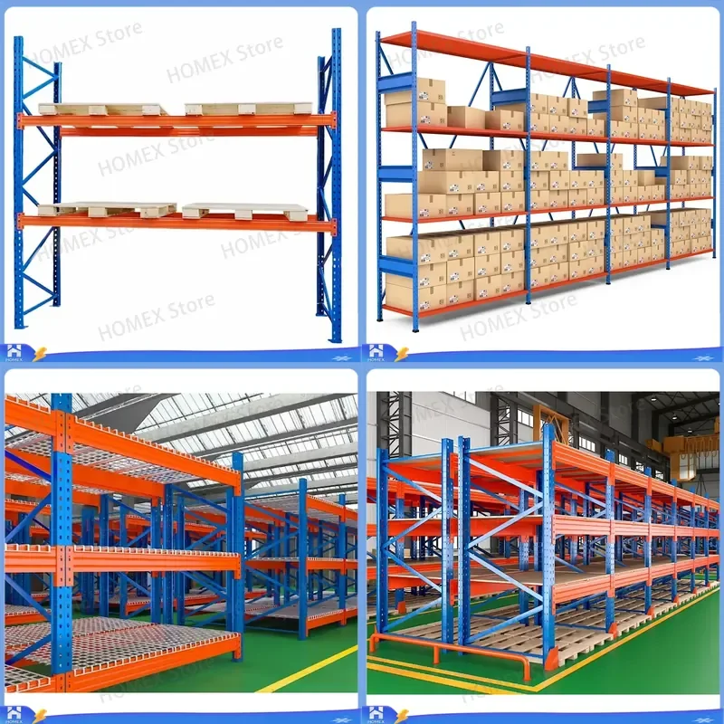 Heavy Duty Warehouse Storage Mezzanine Shelves Adjustable Rust Proof Metal Shelving Unit 5 Layer Industrial Pallet Rack for