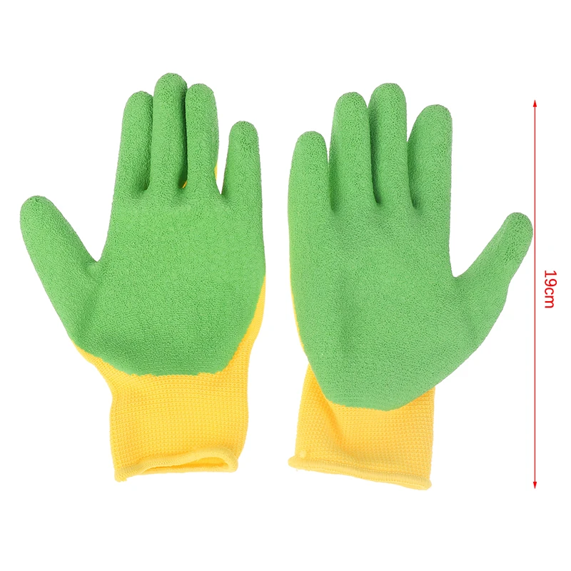 Guantes de jardín impermeables para niños, guantes protectores duraderos antimordeduras, Protector de conchas marinas, dispositivo de trabajo para plantar