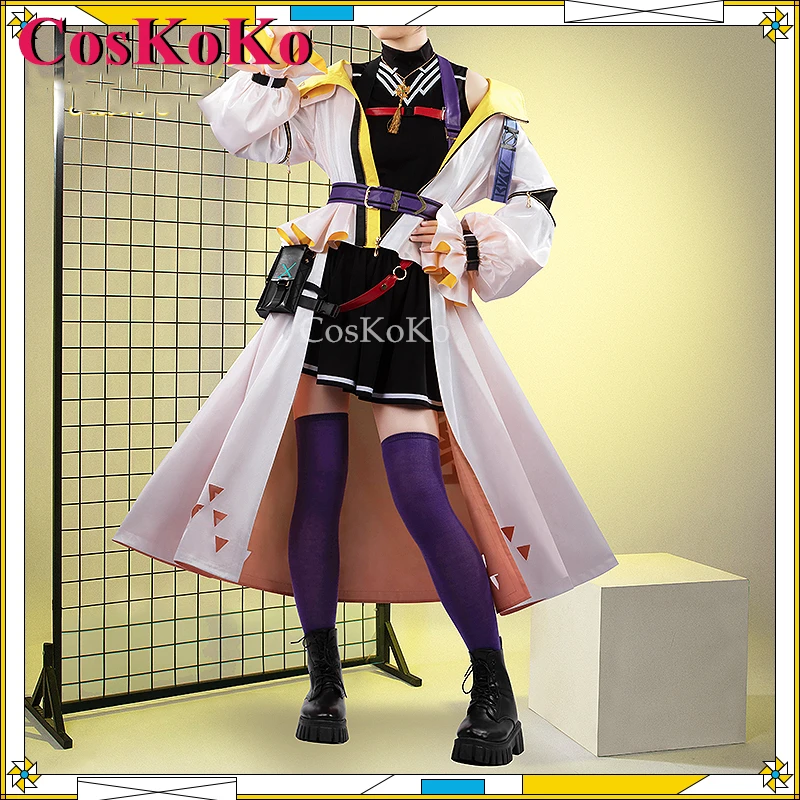 【Customized】CosKoKo Fura Kanato Cosplay Anime VTuber Costume April Fool's Day feminization Uniform Halloween Role Play Clothing