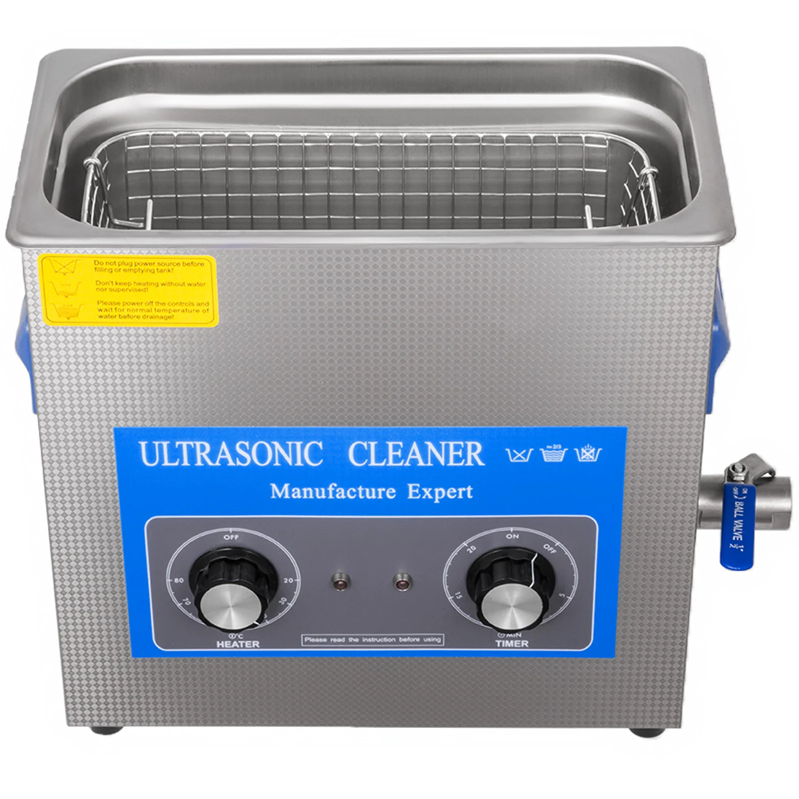 Manual Heated Ultrasound Cleaner Machine for Fuel Injector Cleaning