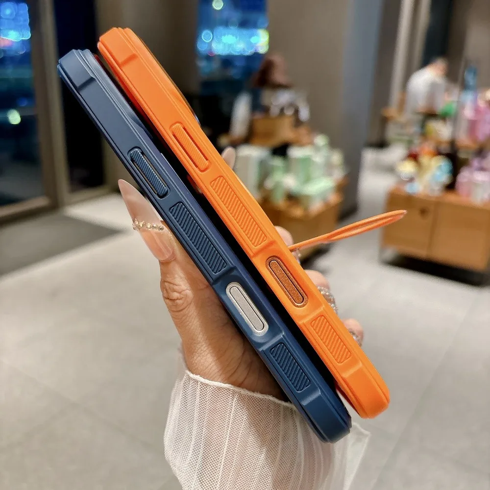 Unsichtbare Stützhalterung Kühlende Wärmeableitung Handyhülle für iPhone 17 16 15 14 13 12 18 Pro Max Atmungsaktive Magnetische Abdeckung – Detail 15