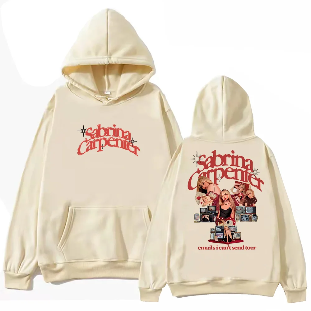 Sabrina 2024 Tour Hoodie Unisex Harajuku Pullover Tops Langarm Hoodies Muisc Tour Fans Geschenk