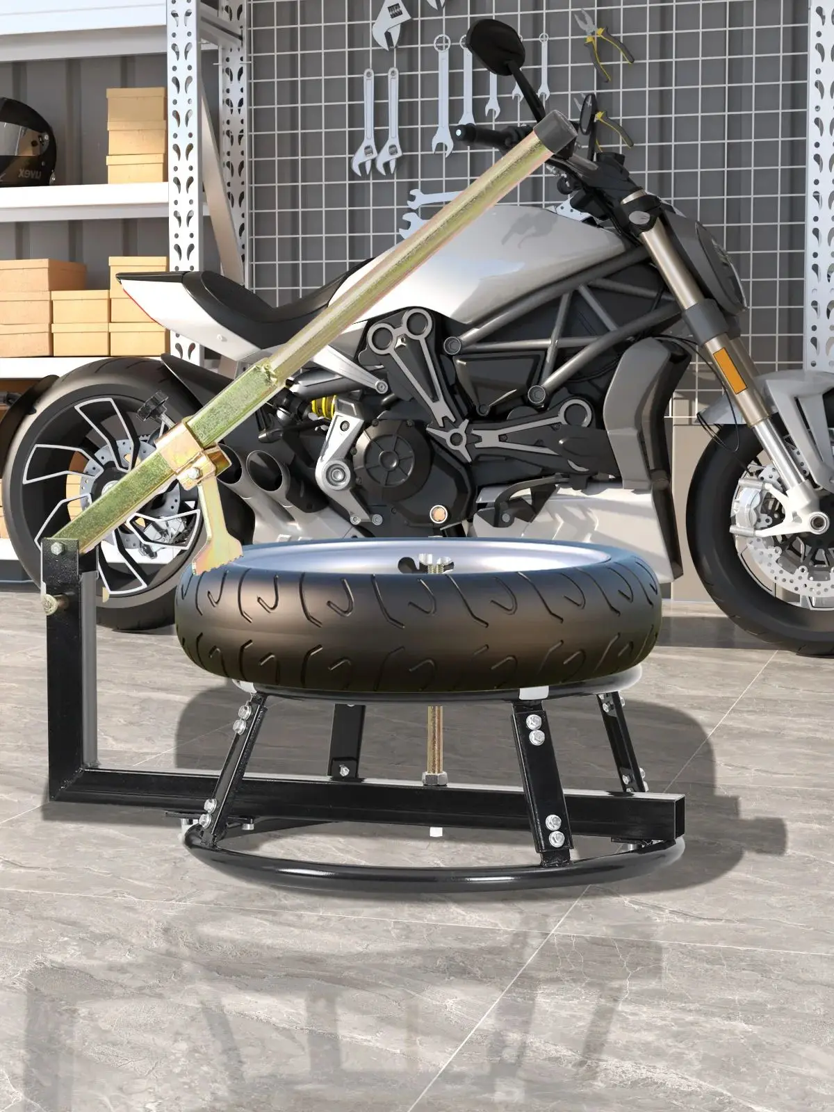 AliExpress NONE Motorcycle Tire Change Stand Dirt Bike Changing Mount High Performance Replaces Premium Repair Tool Tire Changer Bead Breaker
